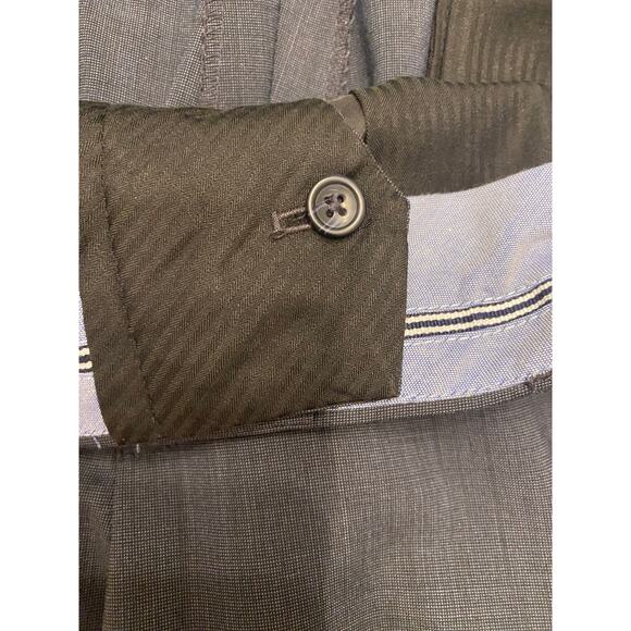 Nautical Blue Gray Suit Dress Pants‎ 36W 31L Flat Front - Picture 9 of 10